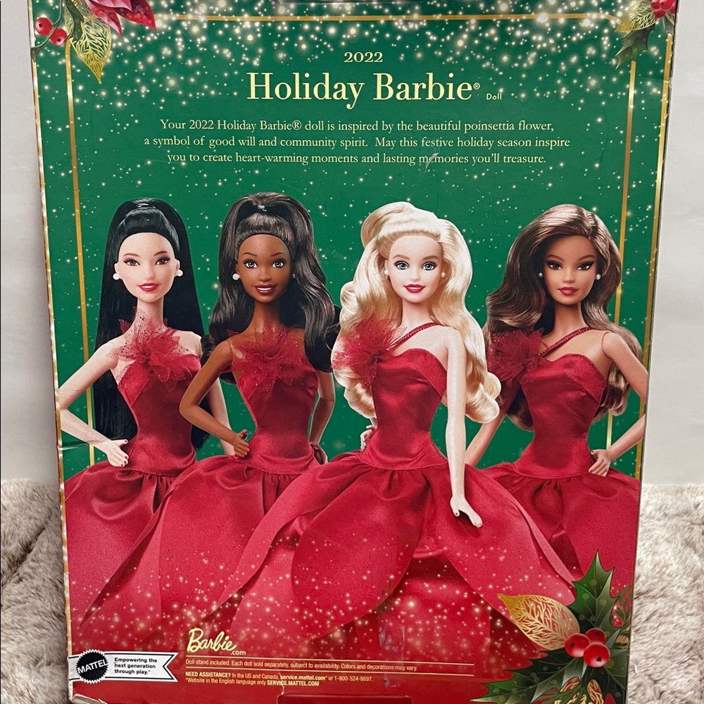 NIB 2022 Holiday Barbie - Picture 9 of 13